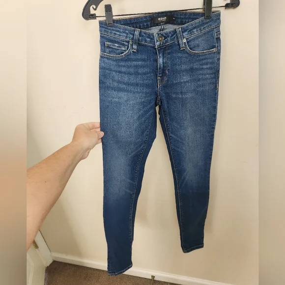 Hudson Jeans Women's Skinny Jeans - Blue - Picture 5 of 6